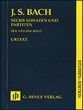 BACH SIX SONATAS AND PARTITAS (SECH Study Scores sheet music cover